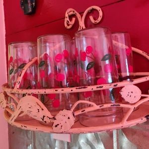 Vintage Cherry Glasses